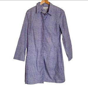 Vintage Deadstock NWT Nine West Womens Trench Utility Jacket Pastel Purple Sz XL